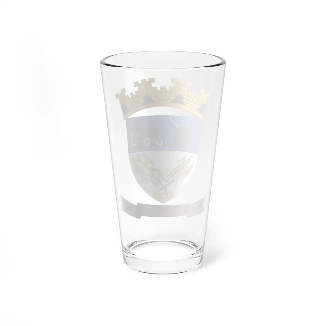 Brasão de Ajuricaba (Brazil) (Coat of Arms) Pint Glass 16oz - Go Mug Yourself