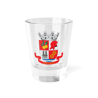 Brasão de Alagoinhas - BA (Brazil) (Coat of Arms) Shot Glass 1.5oz 1.5oz - Go Mug Yourself