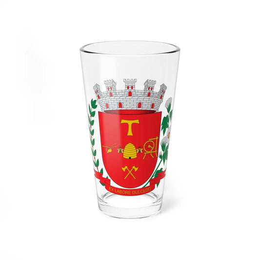 Brasão de Americana - SP (Brazil) (Coat of Arms) Pint Glass 16oz 16oz - Go Mug Yourself