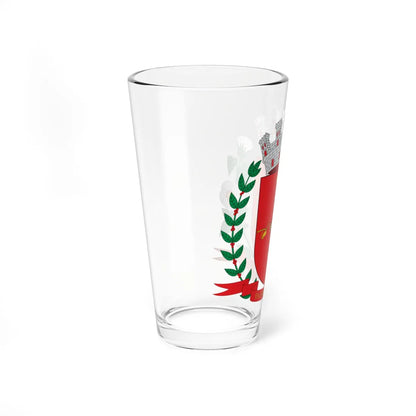 Brasão de Americana - SP (Brazil) (Coat of Arms) Pint Glass 16oz - Go Mug Yourself