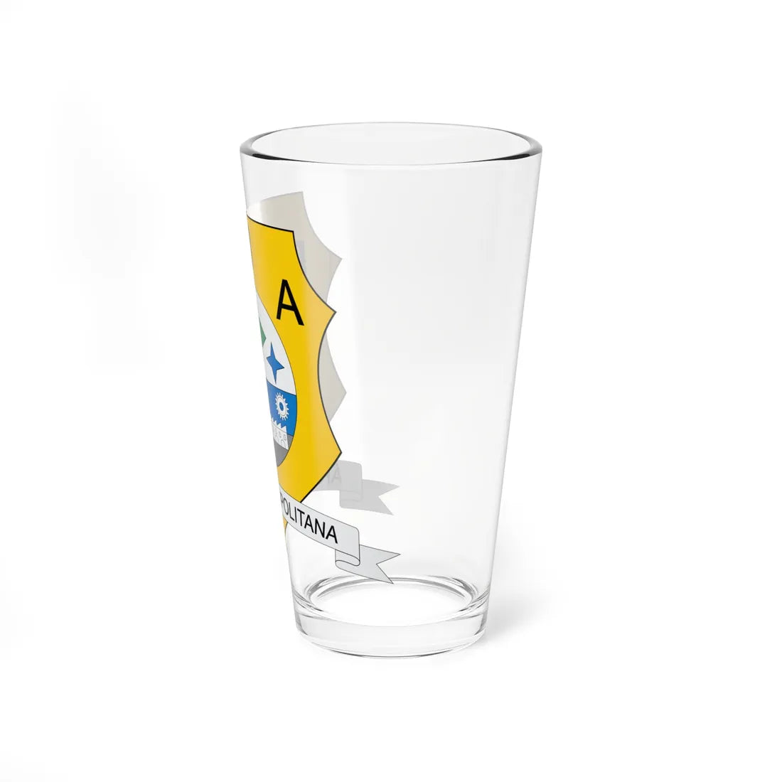 Brasão de Ananindeua - PA (Brazil) (Coat of Arms) Pint Glass 16oz - Go Mug Yourself