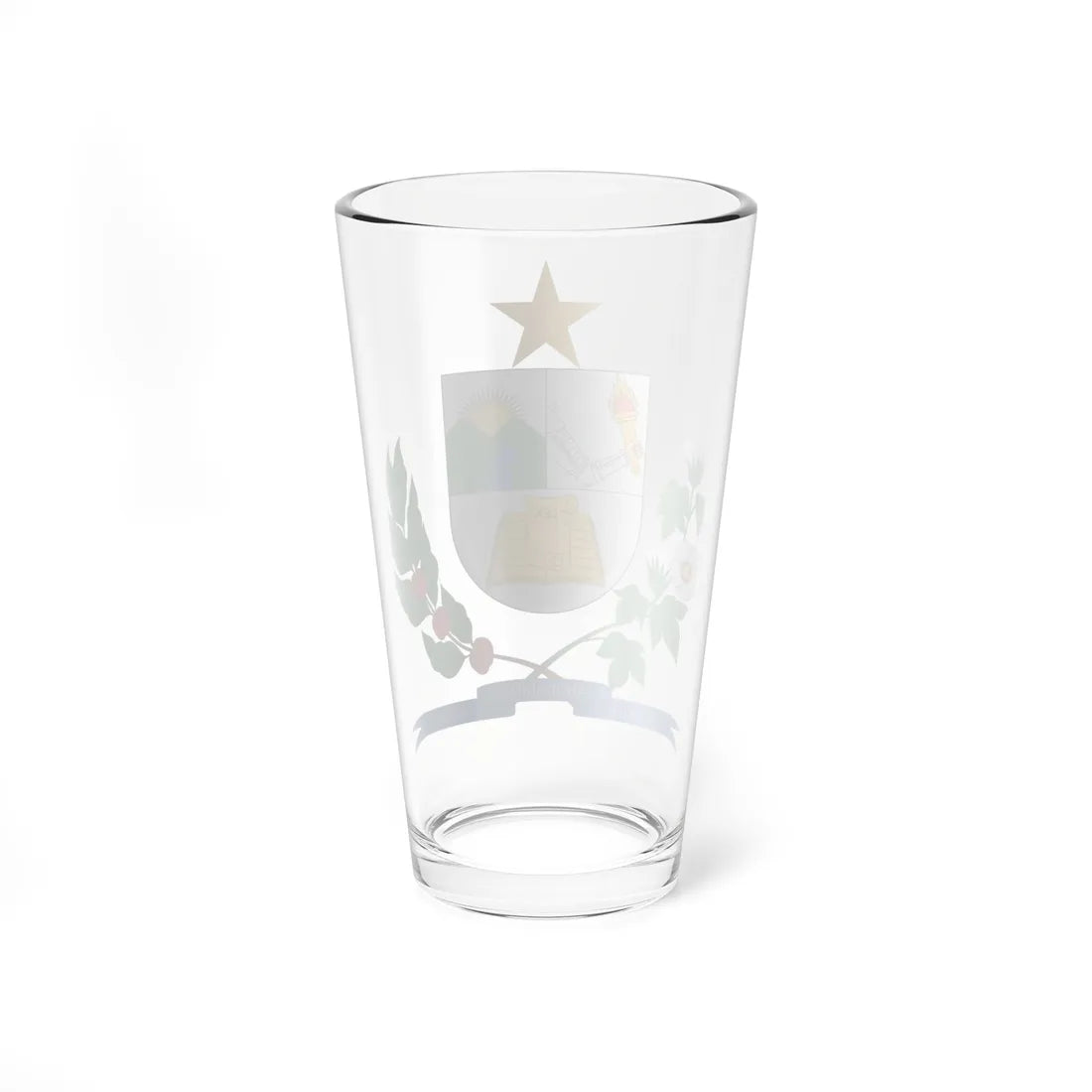 Brasão de Andradina - SP (Brazil) (Coat of Arms) Pint Glass 16oz - Go Mug Yourself