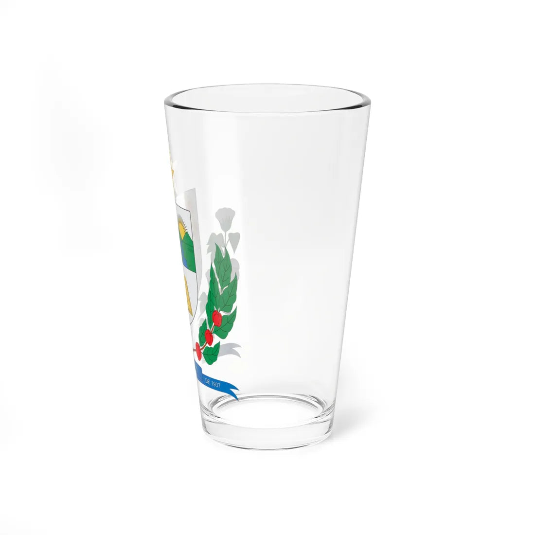 Brasão de Andradina - SP (Brazil) (Coat of Arms) Pint Glass 16oz - Go Mug Yourself