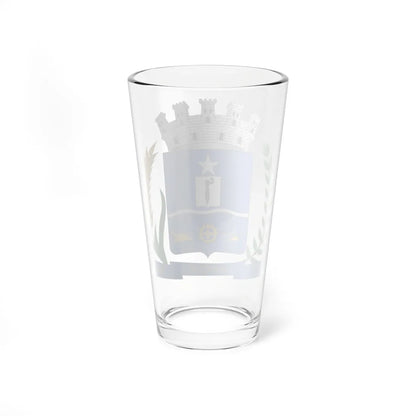 Brasão de Anápolis - GO (Brazil) (Coat of Arms) Pint Glass 16oz - Go Mug Yourself