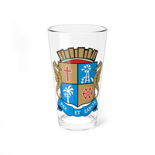 Brasão de Aracaju (Brazil) (Coat of Arms) Pint Glass 16oz 16oz - Go Mug Yourself