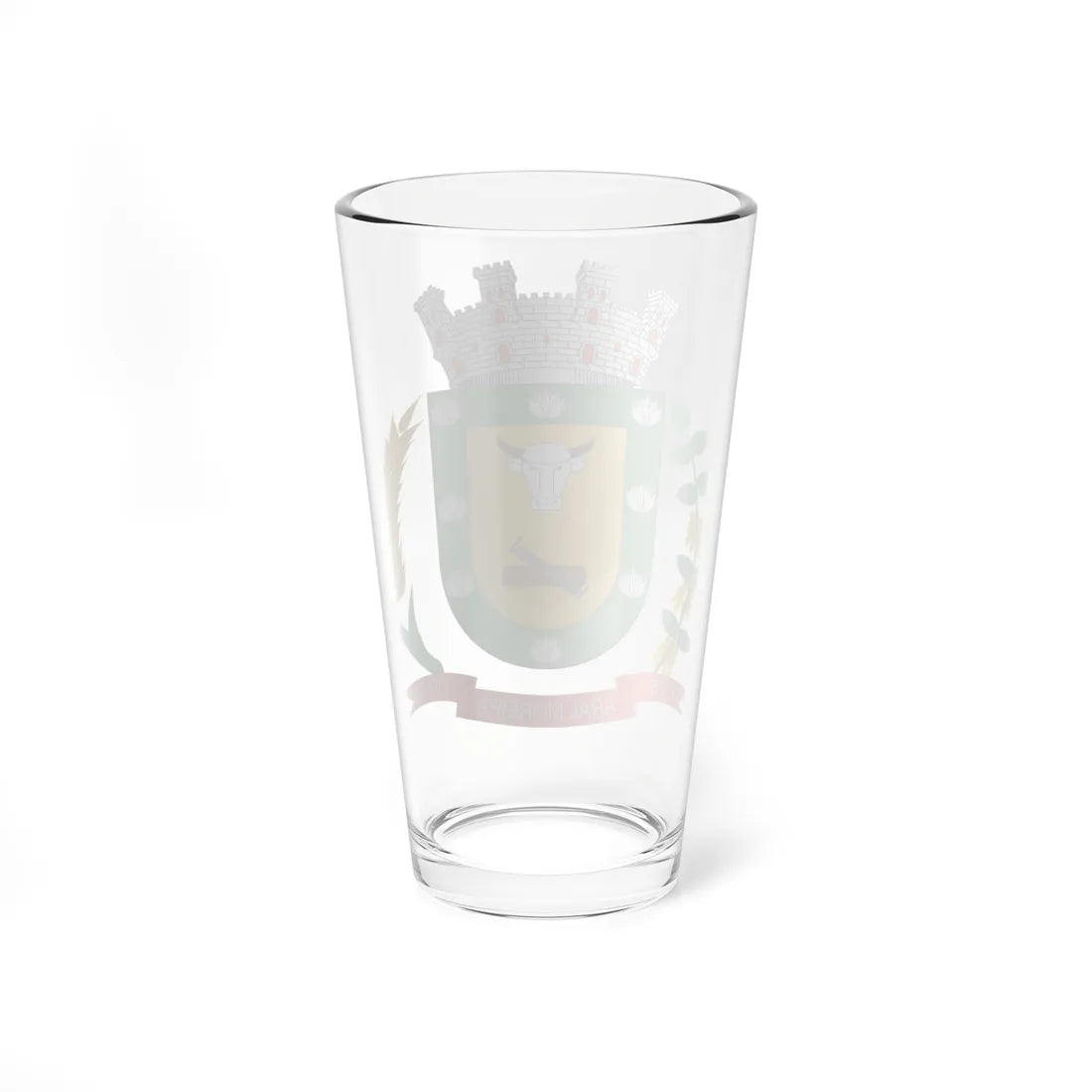 Brasão de Aral Moreira - MS (Brazil) (Coat of Arms) Pint Glass 16oz - Go Mug Yourself