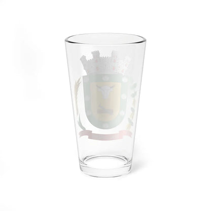 Brasão de Aral Moreira - MS (Brazil) (Coat of Arms) Pint Glass 16oz - Go Mug Yourself