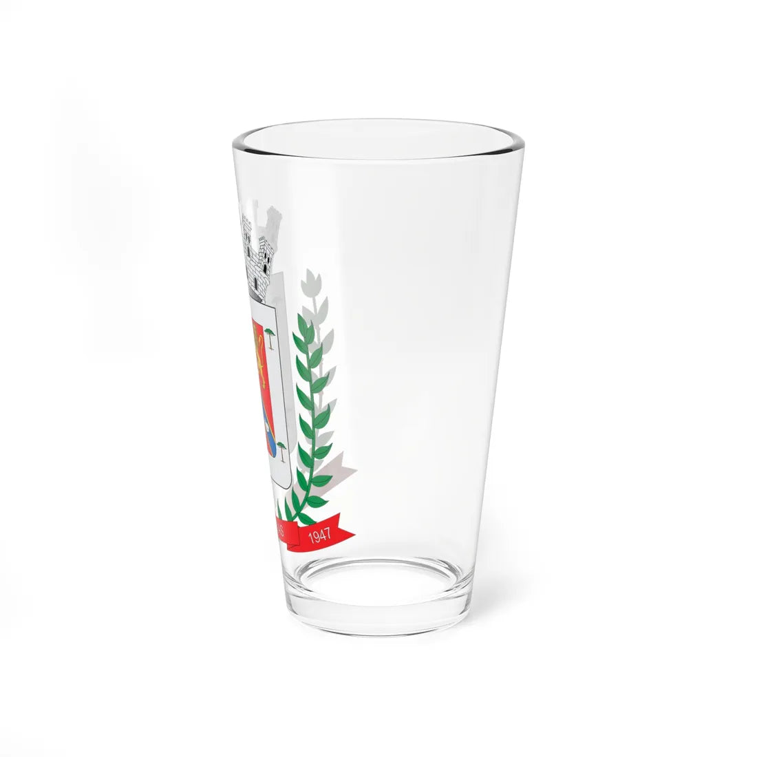 Brasão de Arapongas - PR (Brazil) (Coat of Arms) Pint Glass 16oz - Go Mug Yourself