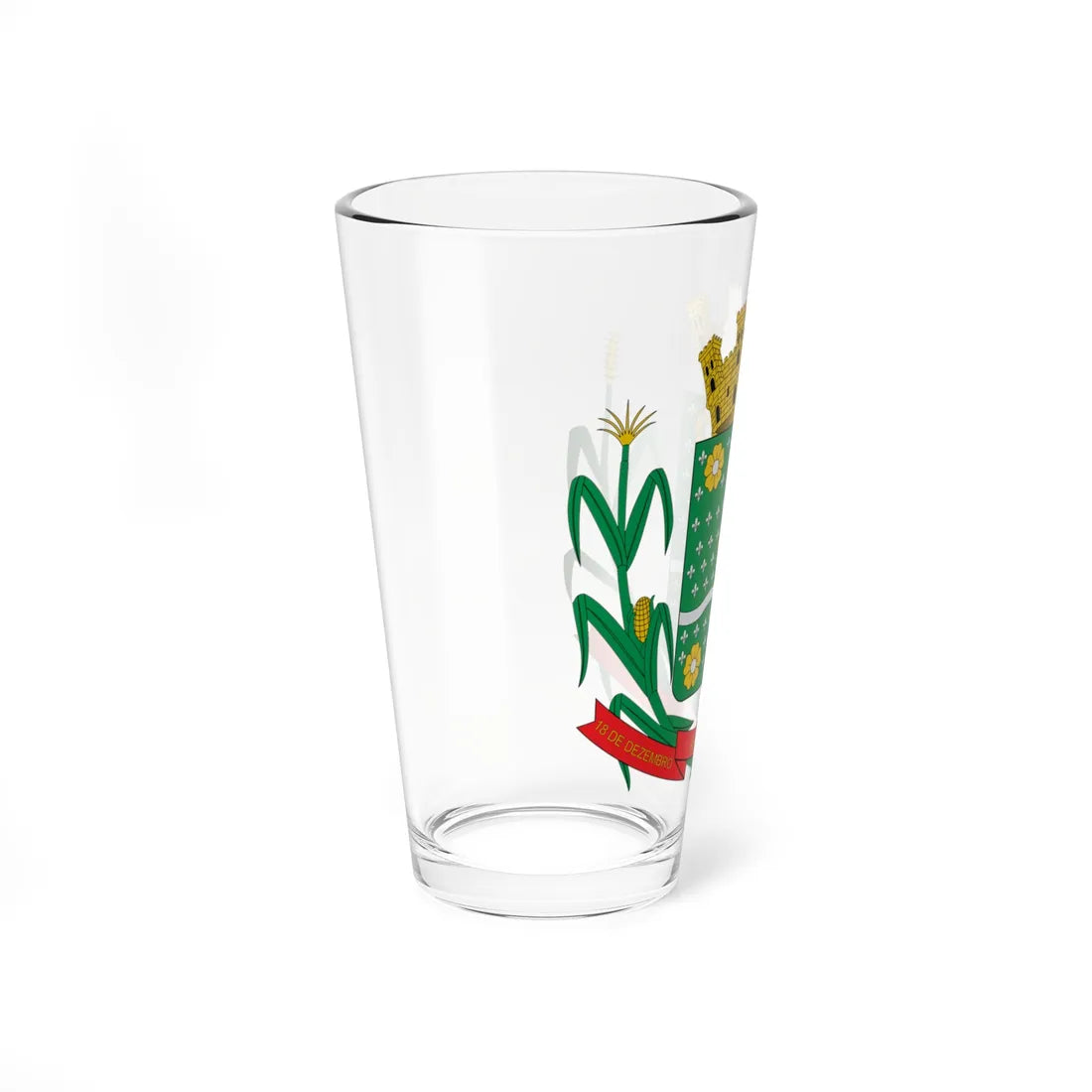 Brasão de Arapoti - PR (Brazil) (Coat of Arms) Pint Glass 16oz - Go Mug Yourself