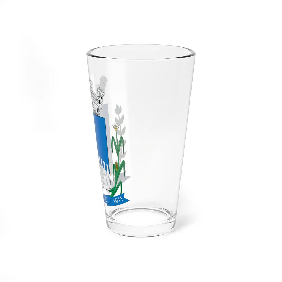 Brasão de Arceburgo - MG (Brazil) (Coat of Arms) Pint Glass 16oz - Go Mug Yourself