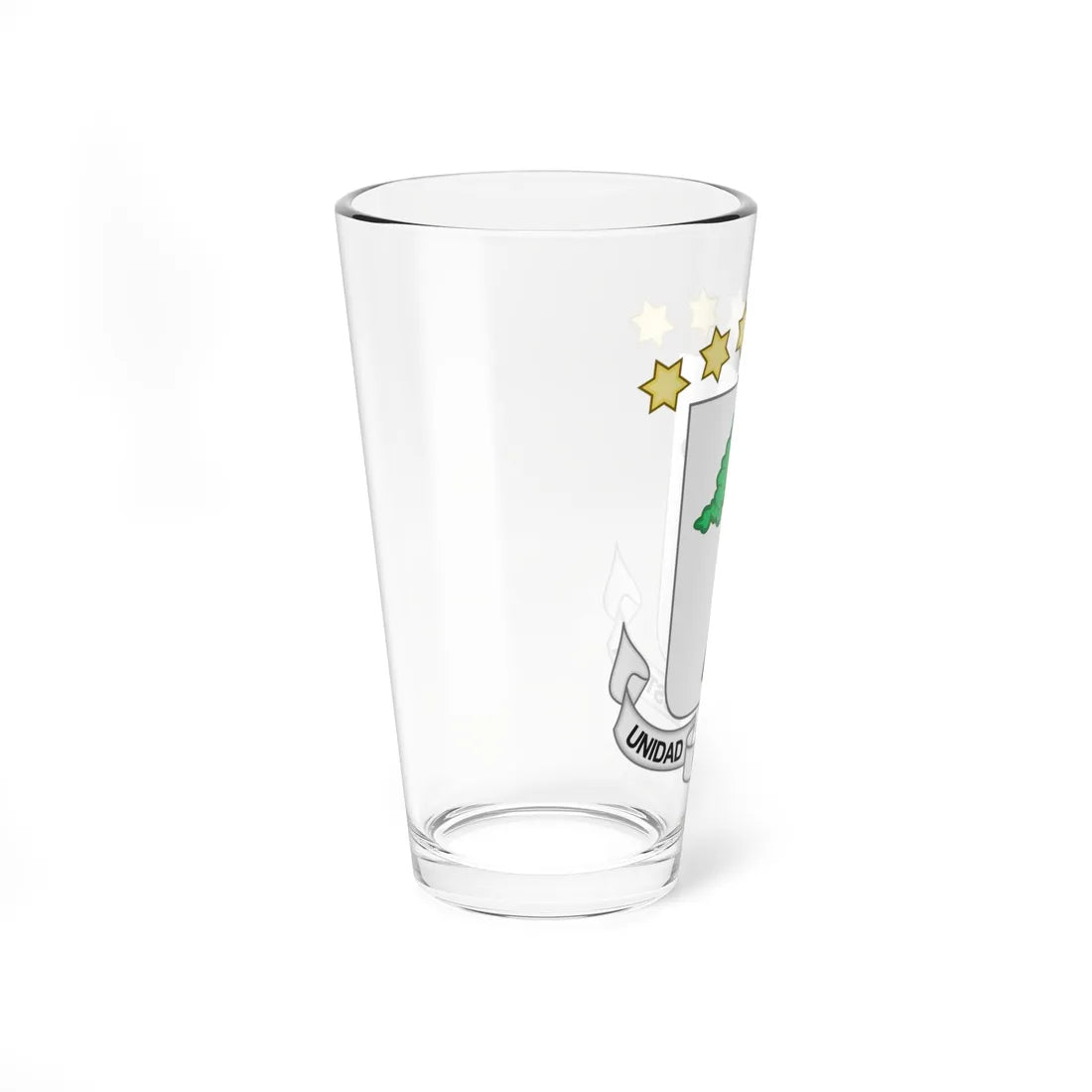 Brasão de armas da Guiné Equatorial (Equatorial Guinea) (Coat of Arms) Pint Glass 16oz - Go Mug Yourself
