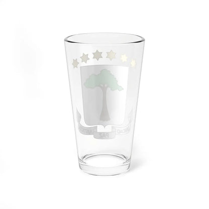 Brasão de armas da Guiné Equatorial (Equatorial Guinea) (Coat of Arms) Pint Glass 16oz - Go Mug Yourself