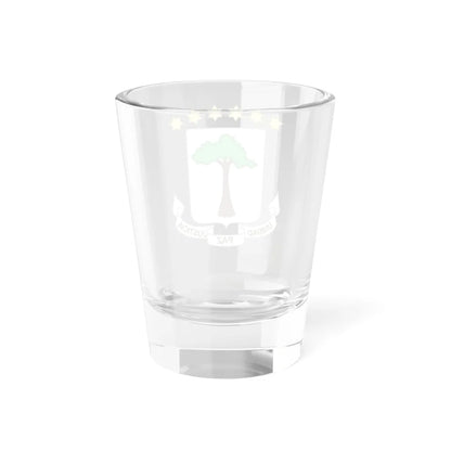 Brasão de armas da Guiné Equatorial (Equatorial Guinea) (Coat of Arms) Shot Glass 1.5oz - Go Mug Yourself