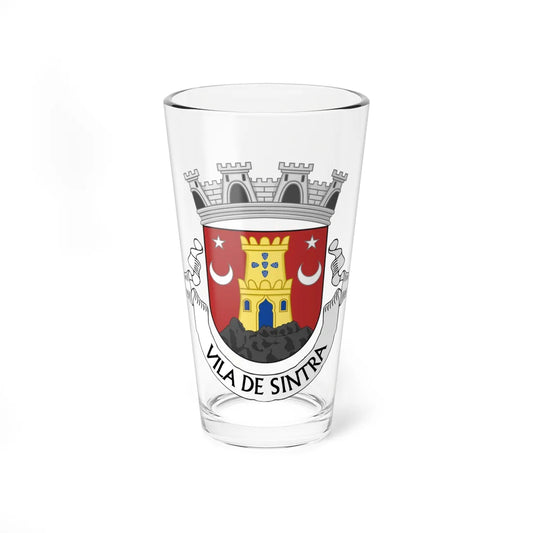 Brasão de Armas de Sintra (Coat of Arms) Pint Glass 16oz 16oz - Go Mug Yourself