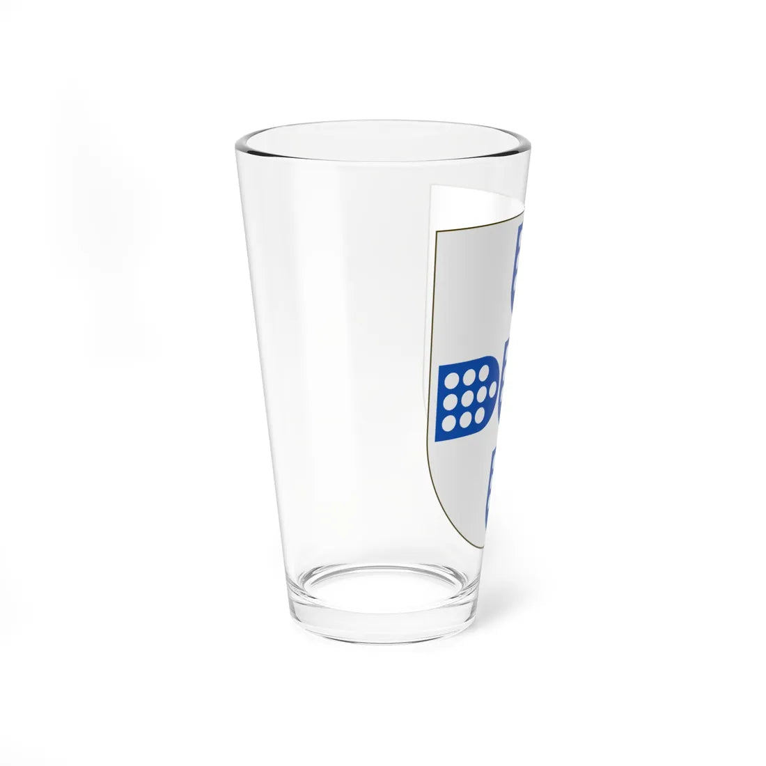 Brasão de armas do reino de Portugal 1139 (Portugal) (Coat of Arms) Pint Glass 16oz - Go Mug Yourself