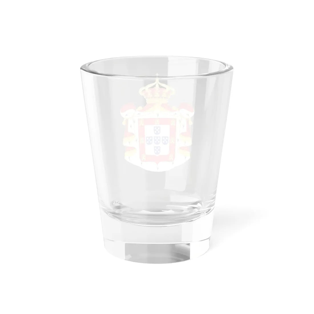 Brasão de armas do reino de Portugal (Portugal) (Coat of Arms) Shot Glass 1.5oz - Go Mug Yourself