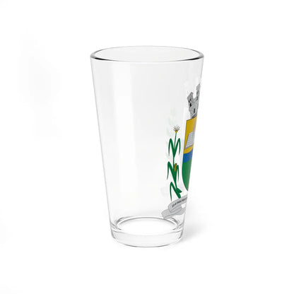 Brasão de Assis Chateaubriand - PR (Brazil) (Coat of Arms) Pint Glass 16oz - Go Mug Yourself