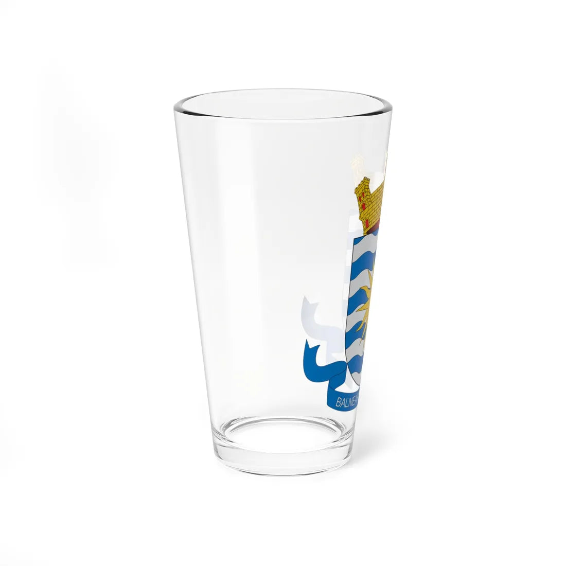 Brasão de Balneário Camboriú - SC (Brazil) (Coat of Arms) Pint Glass 16oz - Go Mug Yourself