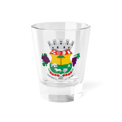 Brasão de Barão - RS (Brazil) (Coat of Arms) Shot Glass 1.5oz 1.5oz - Go Mug Yourself