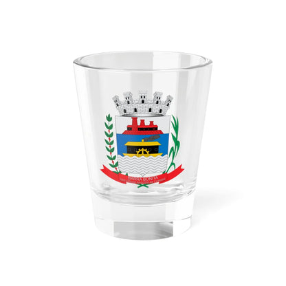 Brasão de Barra Bonita - SP (Brazil) (Coat of Arms) Shot Glass 1.5oz 1.5oz - Go Mug Yourself