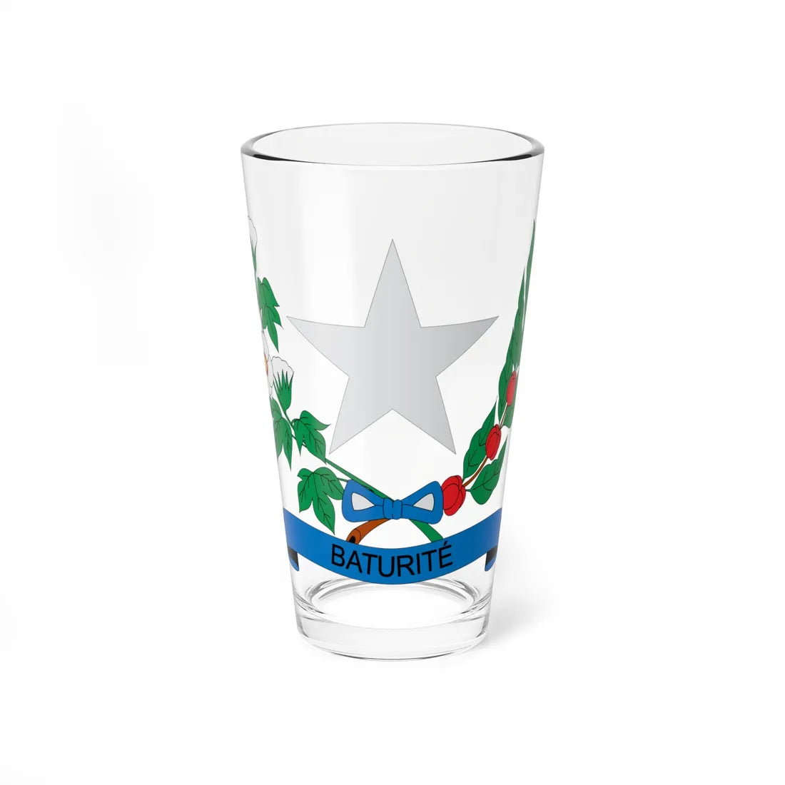 Brasão de Baturité - CE (Brazil) (Coat of Arms) Pint Glass 16oz 16oz - Go Mug Yourself