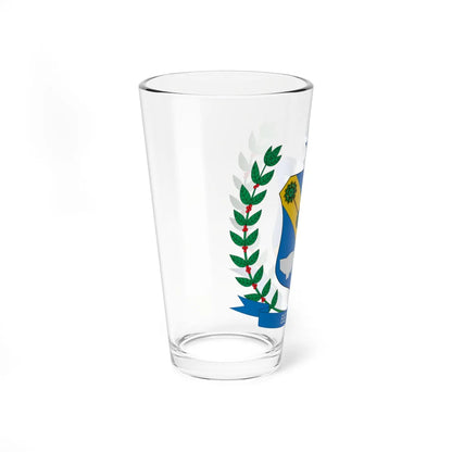 Brasão de Bela Cruz - CE (Brazil) (Coat of Arms) Pint Glass 16oz - Go Mug Yourself