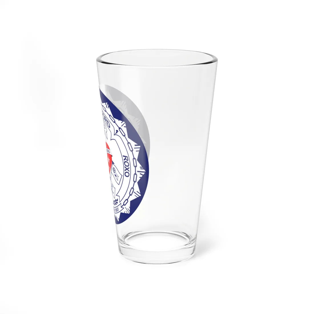 Brasão de Belford Roxo (Brazil) (Coat of Arms) Pint Glass 16oz - Go Mug Yourself