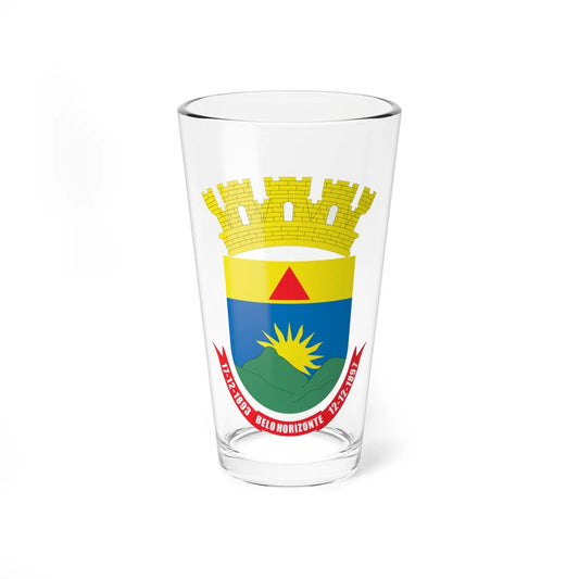 Brasão de Belo Horizonte (Brazil) (Coat of Arms) Pint Glass 16oz 16oz - Go Mug Yourself