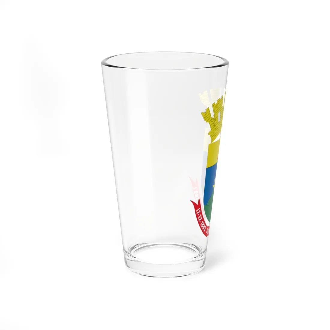 Brasão de Belo Horizonte (Brazil) (Coat of Arms) Pint Glass 16oz - Go Mug Yourself