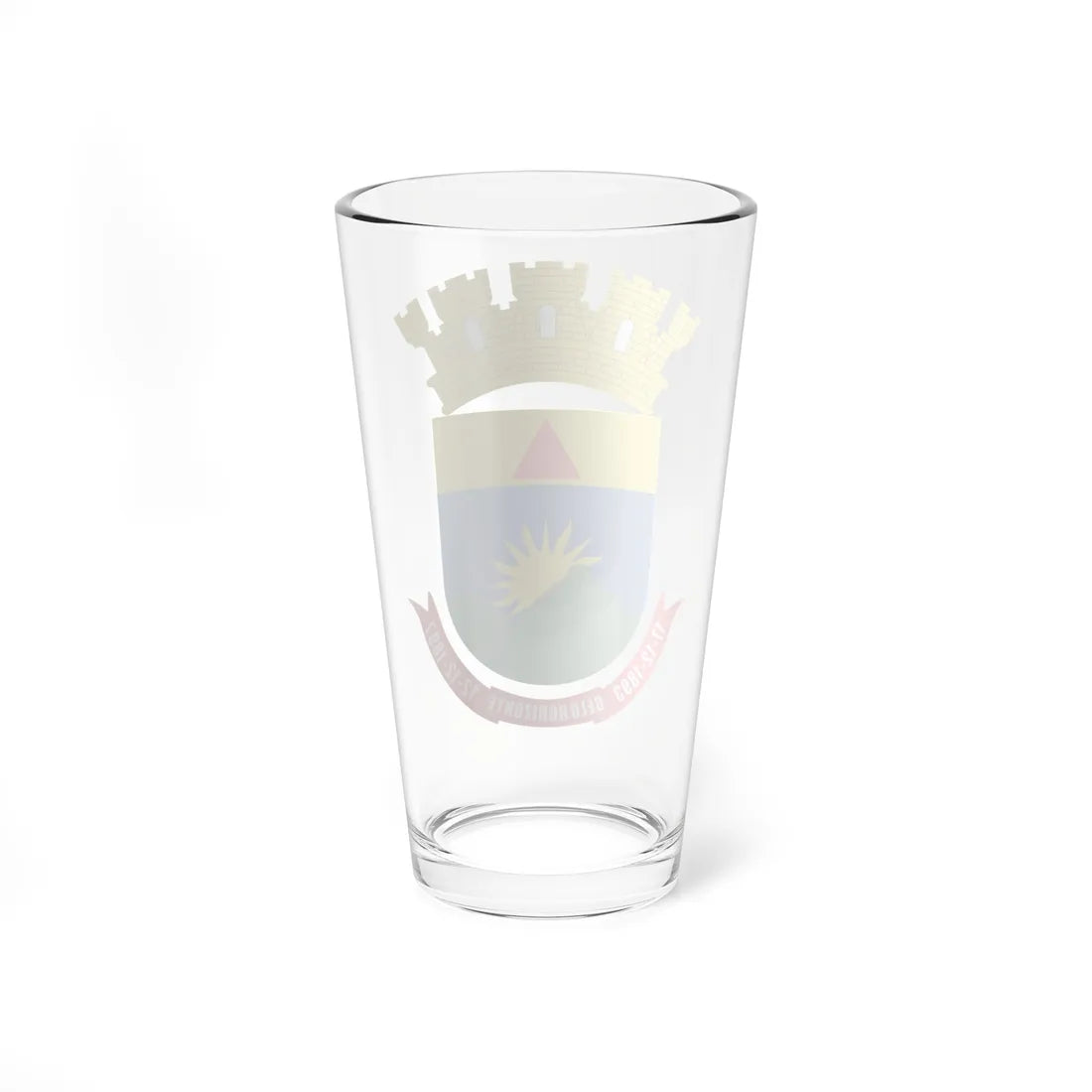 Brasão de Belo Horizonte (Brazil) (Coat of Arms) Pint Glass 16oz - Go Mug Yourself