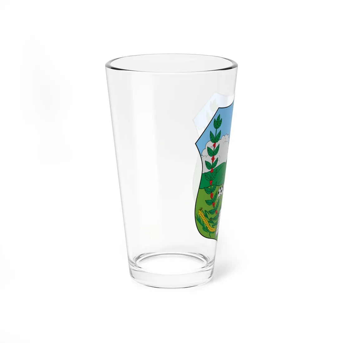 Brasão de Boa Esperança - MG (Brazil) (Coat of Arms) Pint Glass 16oz - Go Mug Yourself