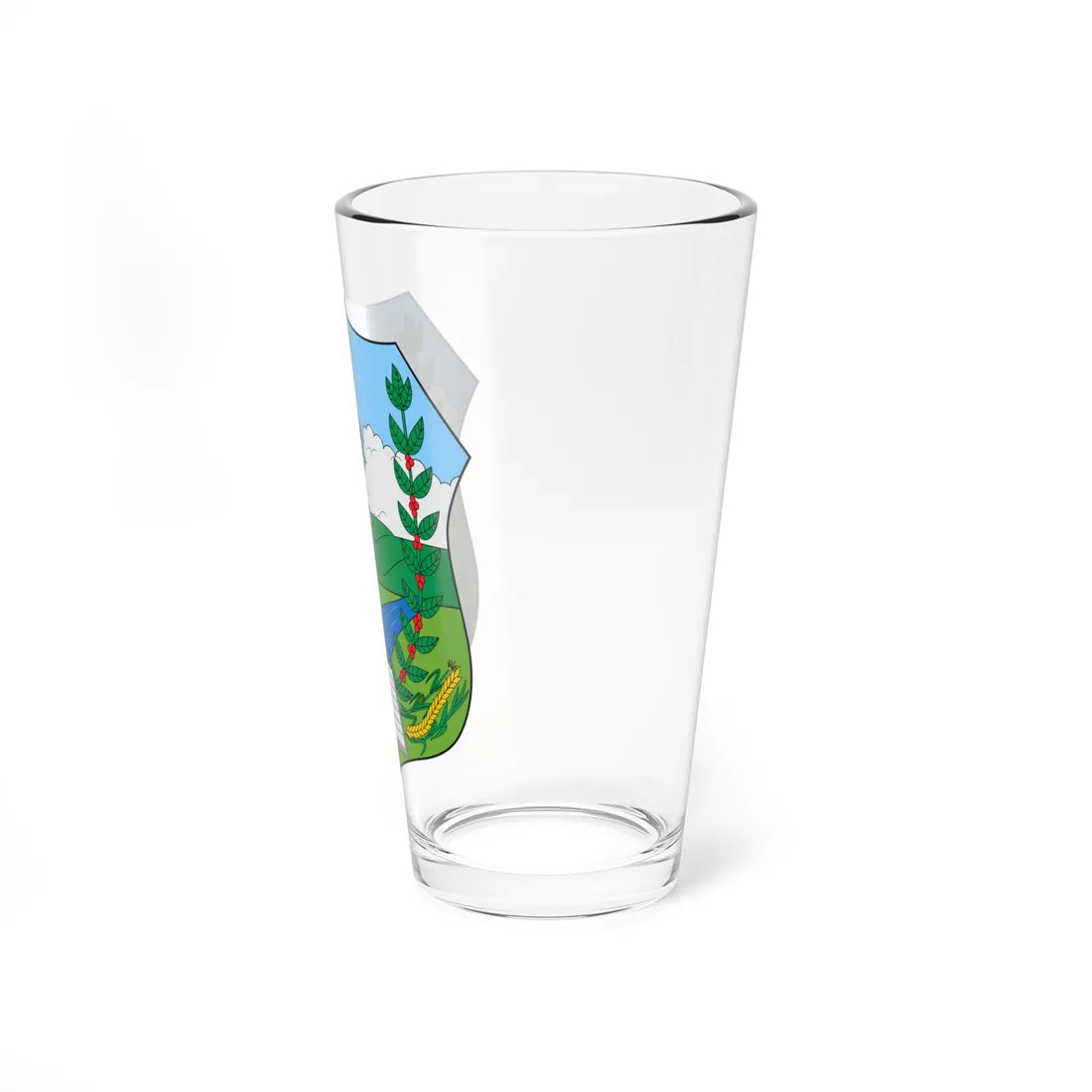 Brasão de Boa Esperança - MG (Brazil) (Coat of Arms) Pint Glass 16oz - Go Mug Yourself