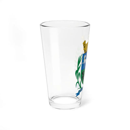 Brasão de Boituva - SP (Brazil) (Coat of Arms) Pint Glass 16oz - Go Mug Yourself