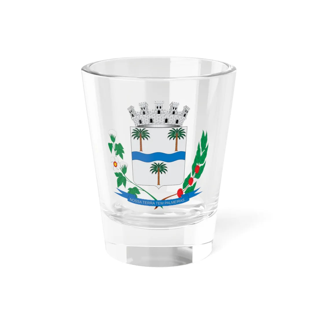 Brasão de Buritama - SP (Brazil) (Coat of Arms) Shot Glass 1.5oz 1.5oz - Go Mug Yourself