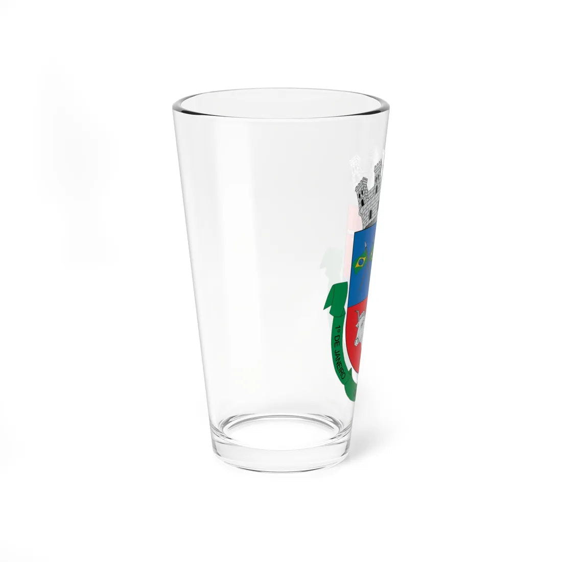 Brasão de Cacequi - RS (Brazil) (Coat of Arms) Pint Glass 16oz - Go Mug Yourself