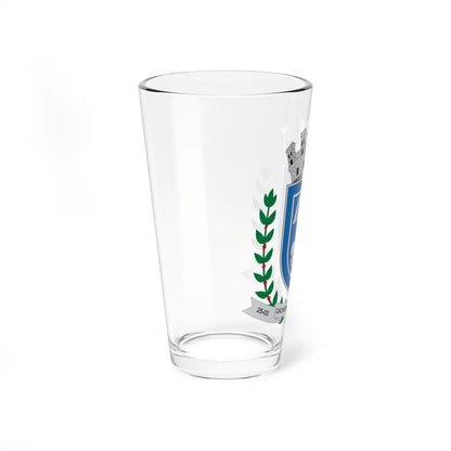 Brasão de Cachoeiro de Itapemirim - ES (Brazil) (Coat of Arms) Pint Glass 16oz - Go Mug Yourself