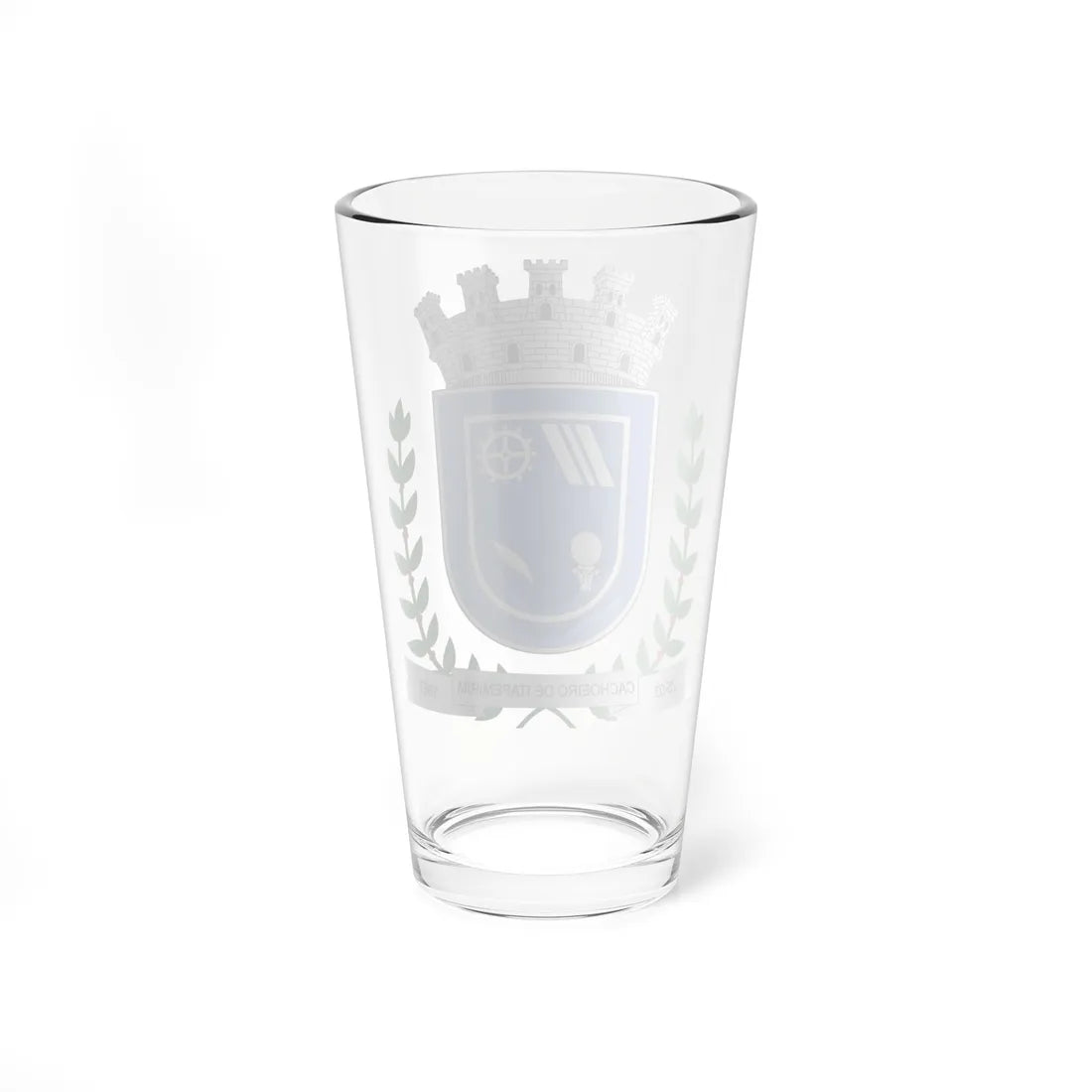 Brasão de Cachoeiro de Itapemirim - ES (Brazil) (Coat of Arms) Pint Glass 16oz - Go Mug Yourself