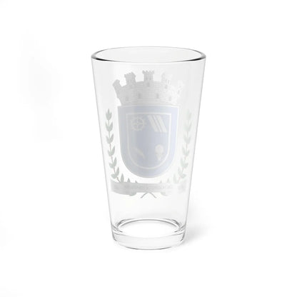 Brasão de Cachoeiro de Itapemirim - ES (Brazil) (Coat of Arms) Pint Glass 16oz - Go Mug Yourself