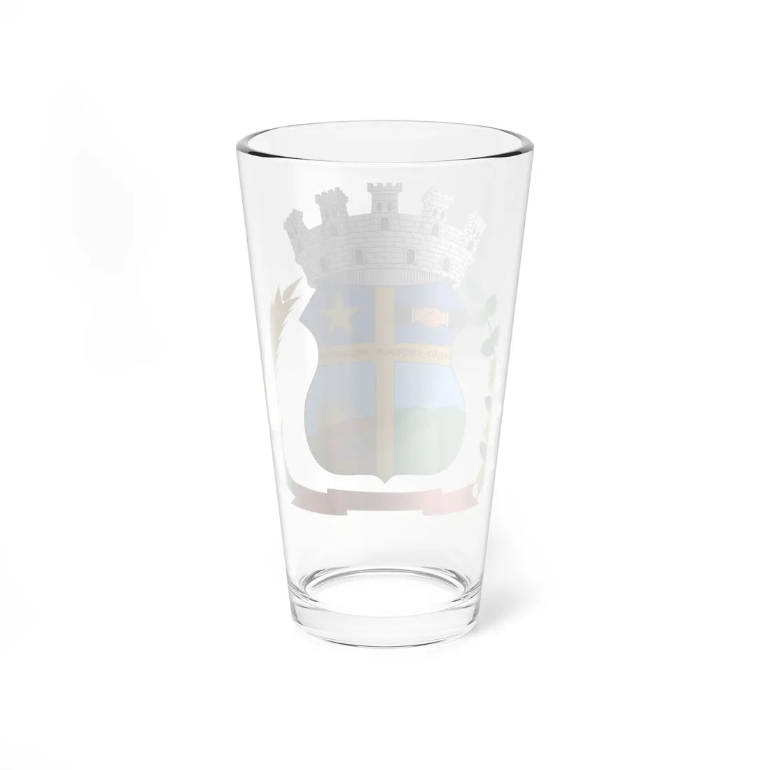 Brasão de Cafelândia - PR (Brazil) (Coat of Arms) Pint Glass 16oz - Go Mug Yourself