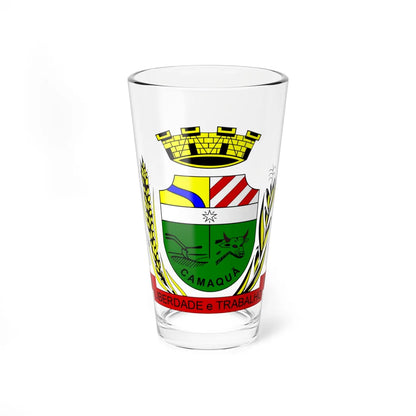 Brasão de Camaquã (Brazil) (Coat of Arms) Pint Glass 16oz 16oz - Go Mug Yourself