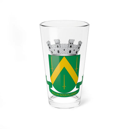 Brasão de Campina Grande - PB (Brazil) (Coat of Arms) Pint Glass 16oz 16oz - Go Mug Yourself