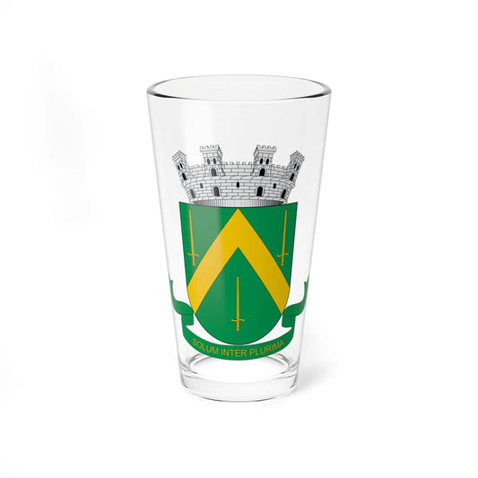 Brasão de Campina Grande - PB (Brazil) (Coat of Arms) Pint Glass 16oz 16oz - Go Mug Yourself