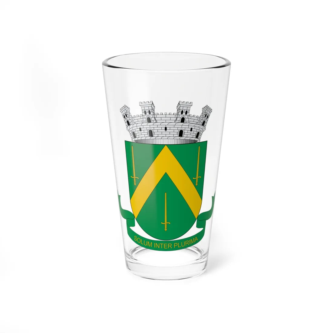 Brasão de Campina Grande - PB (Brazil) (Coat of Arms) Pint Glass 16oz - Go Mug Yourself
