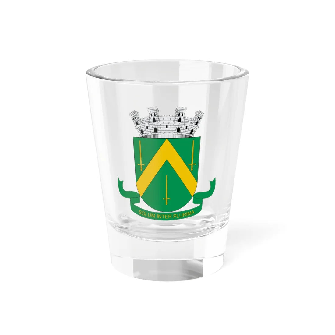 Brasão de Campina Grande - PB (Brazil) (Coat of Arms) Shot Glass 1.5oz 1.5oz - Go Mug Yourself