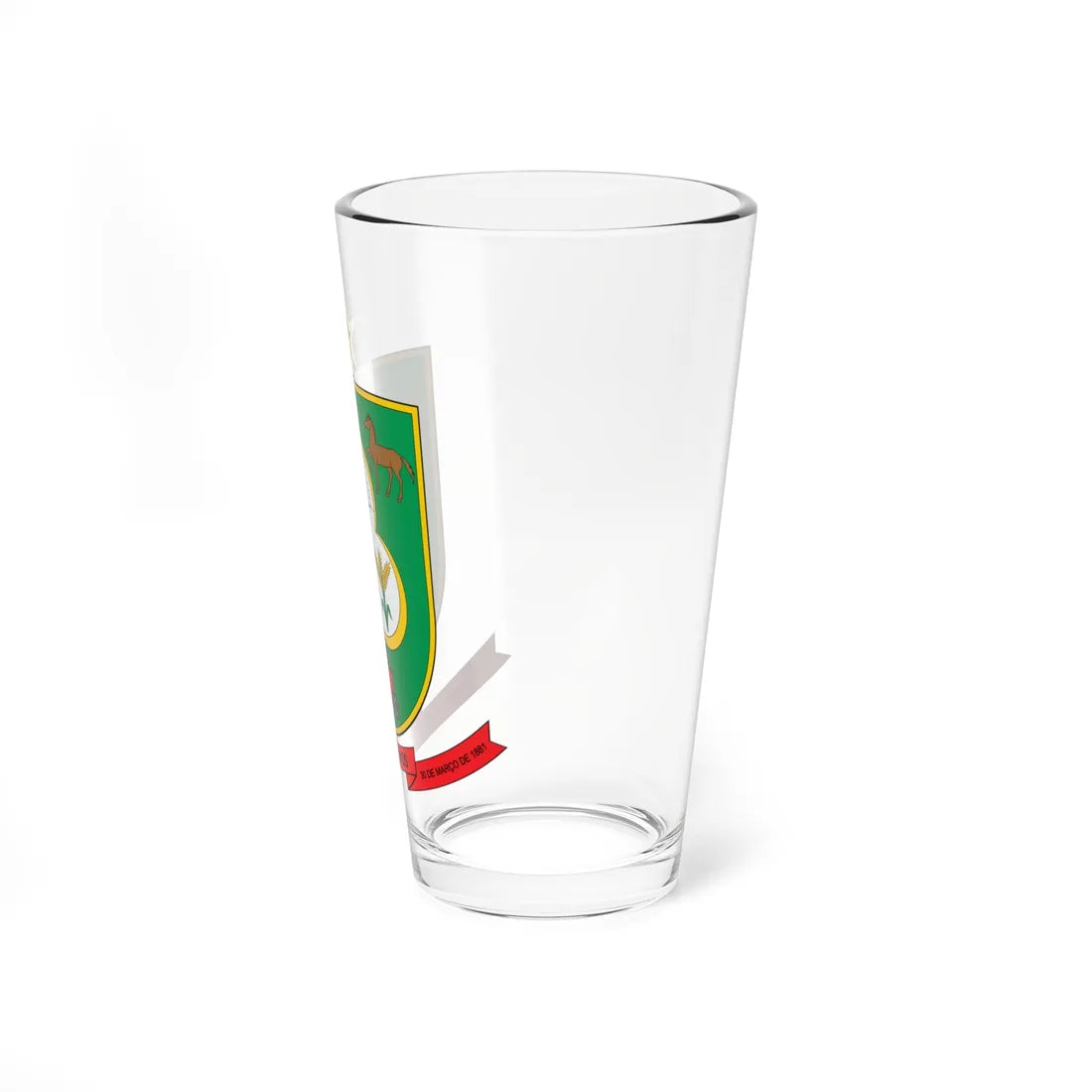 Brasão de Campos Novos - SC (Brazil) (Coat of Arms) Pint Glass 16oz - Go Mug Yourself