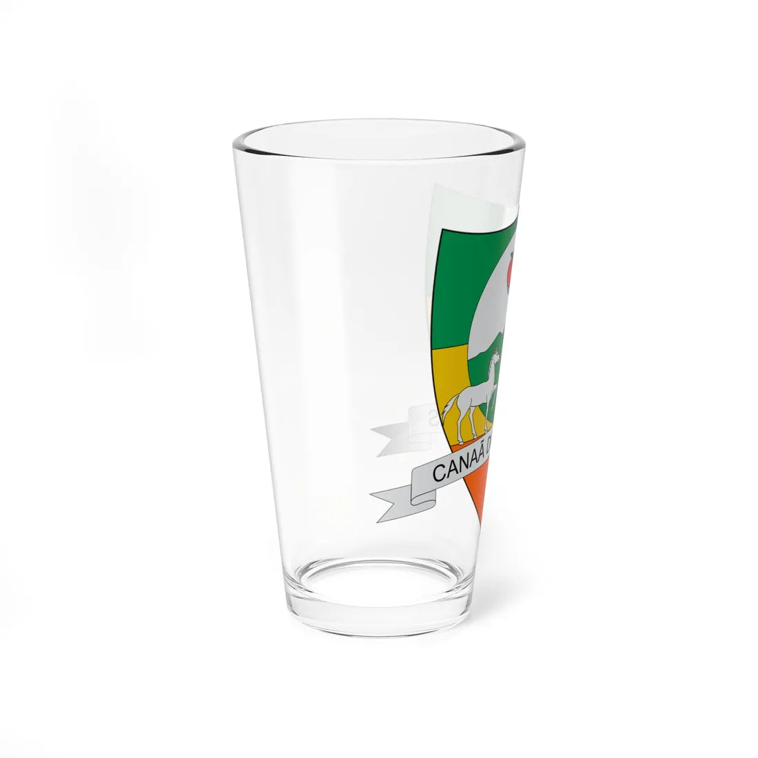 Brasão de Canaã dos Carajás - PA (Brazil) (Coat of Arms) Pint Glass 16oz - Go Mug Yourself
