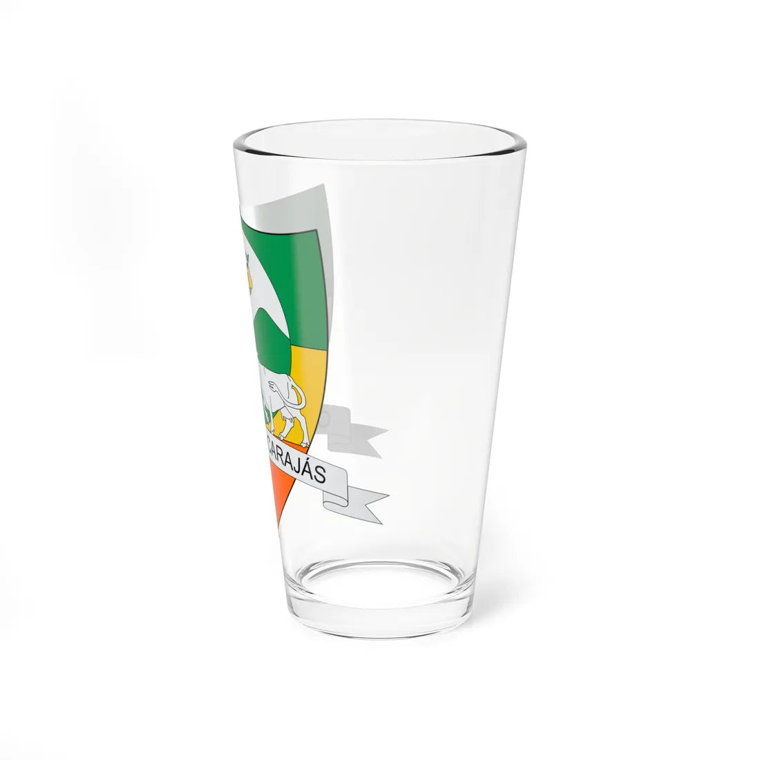 Brasão de Canaã dos Carajás - PA (Brazil) (Coat of Arms) Pint Glass 16oz - Go Mug Yourself