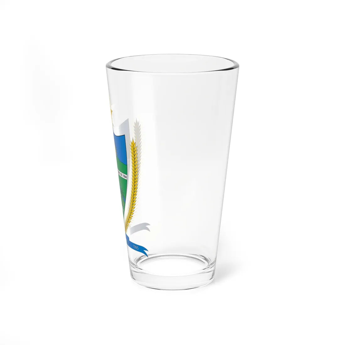 Brasão de Cantá - RR (Brazil) (Coat of Arms) Pint Glass 16oz - Go Mug Yourself