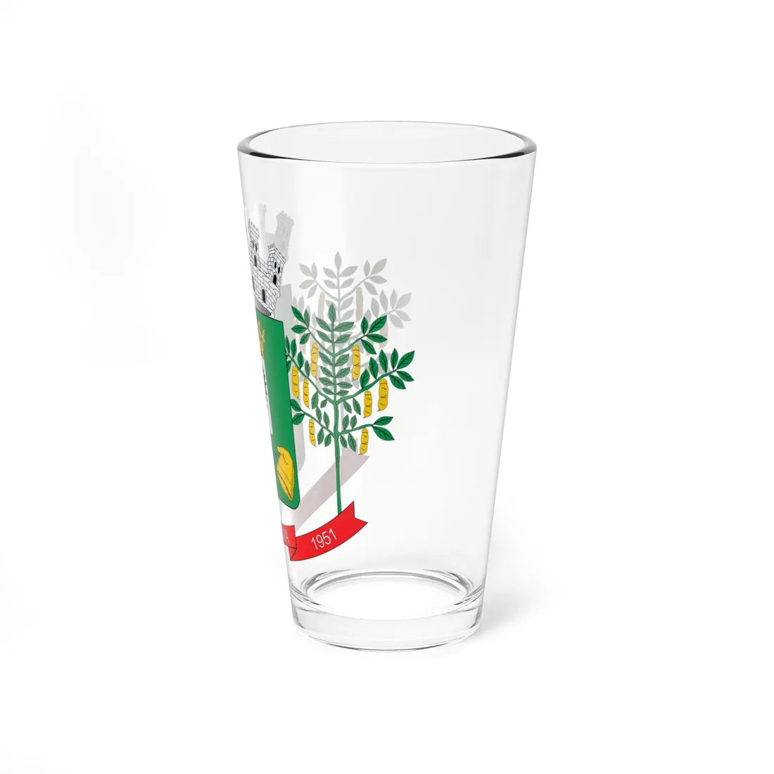 Brasão de Capanema - PR (Brazil) (Coat of Arms) Pint Glass 16oz - Go Mug Yourself