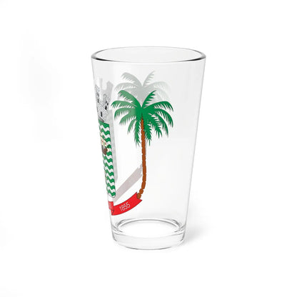 Brasão de Caravelas - BA (Brazil) (Coat of Arms) Pint Glass 16oz - Go Mug Yourself
